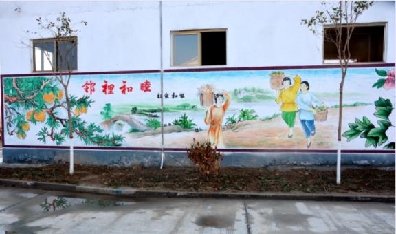 吉水乡镇文化墙 乡风文明焕发新活力