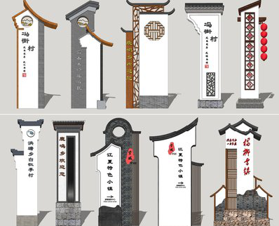 吉水美丽乡村标识标牌有哪些分类？