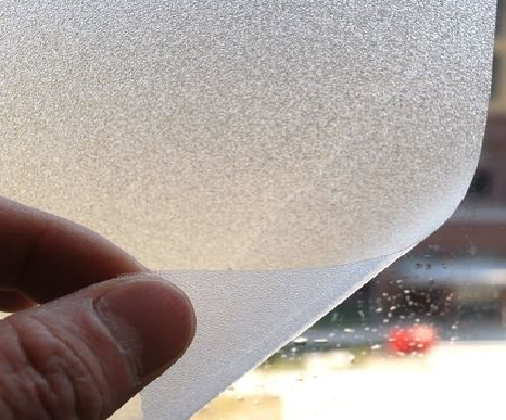 吉水玻璃门外面粘广告用什么材料好？