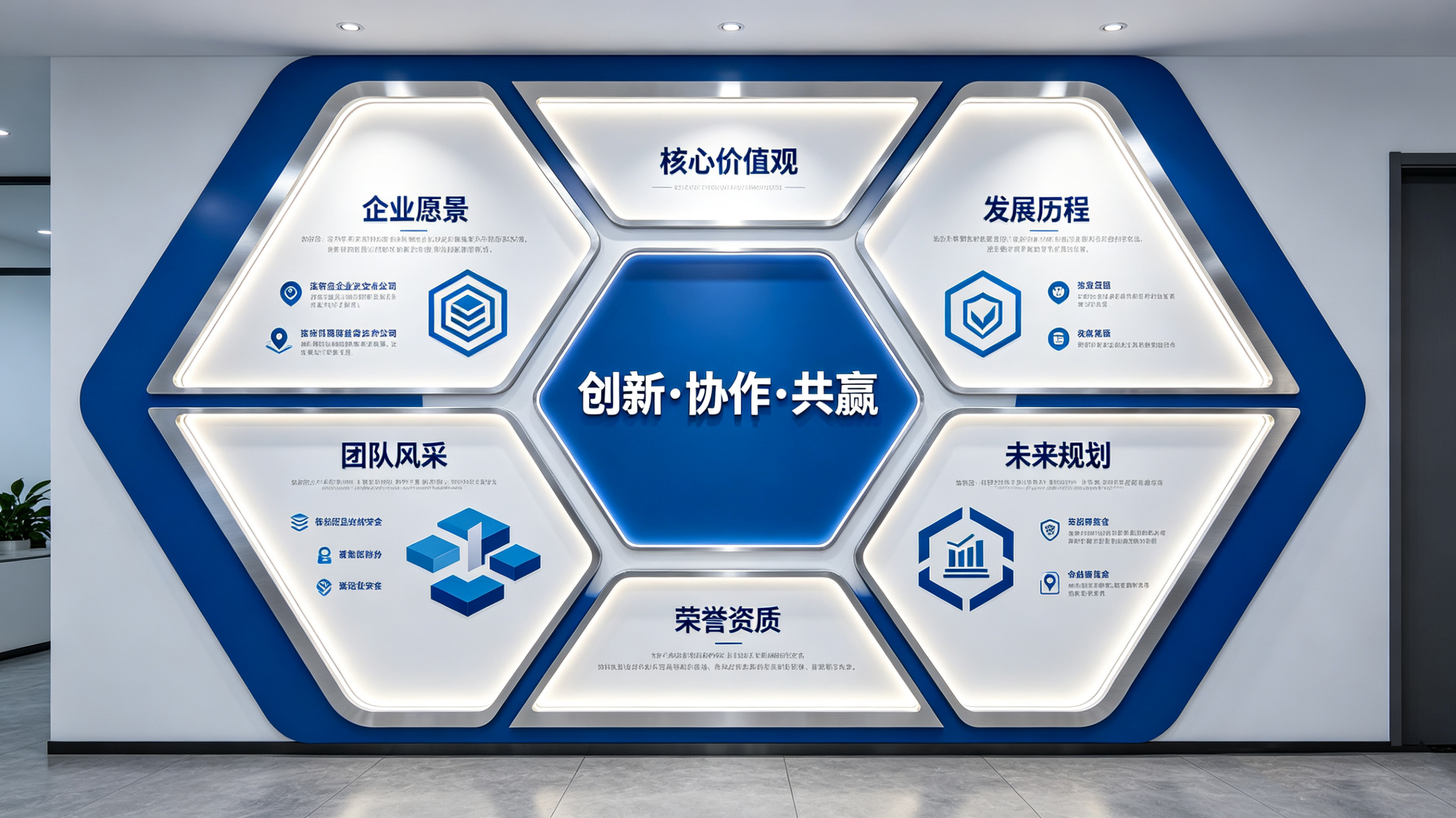 吉水企业文化墙六边形避坑指南（新手常犯5个错误）